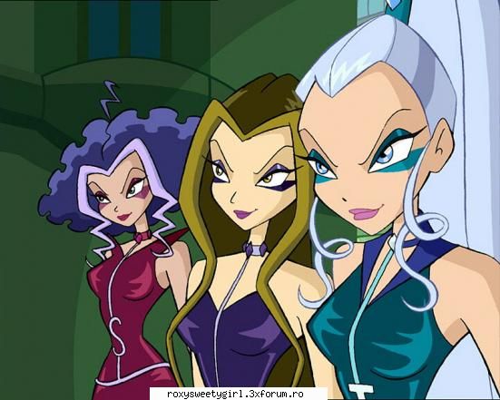Trix - Sunt niste vrajitore rele,cu puteri mari dar - Winx
